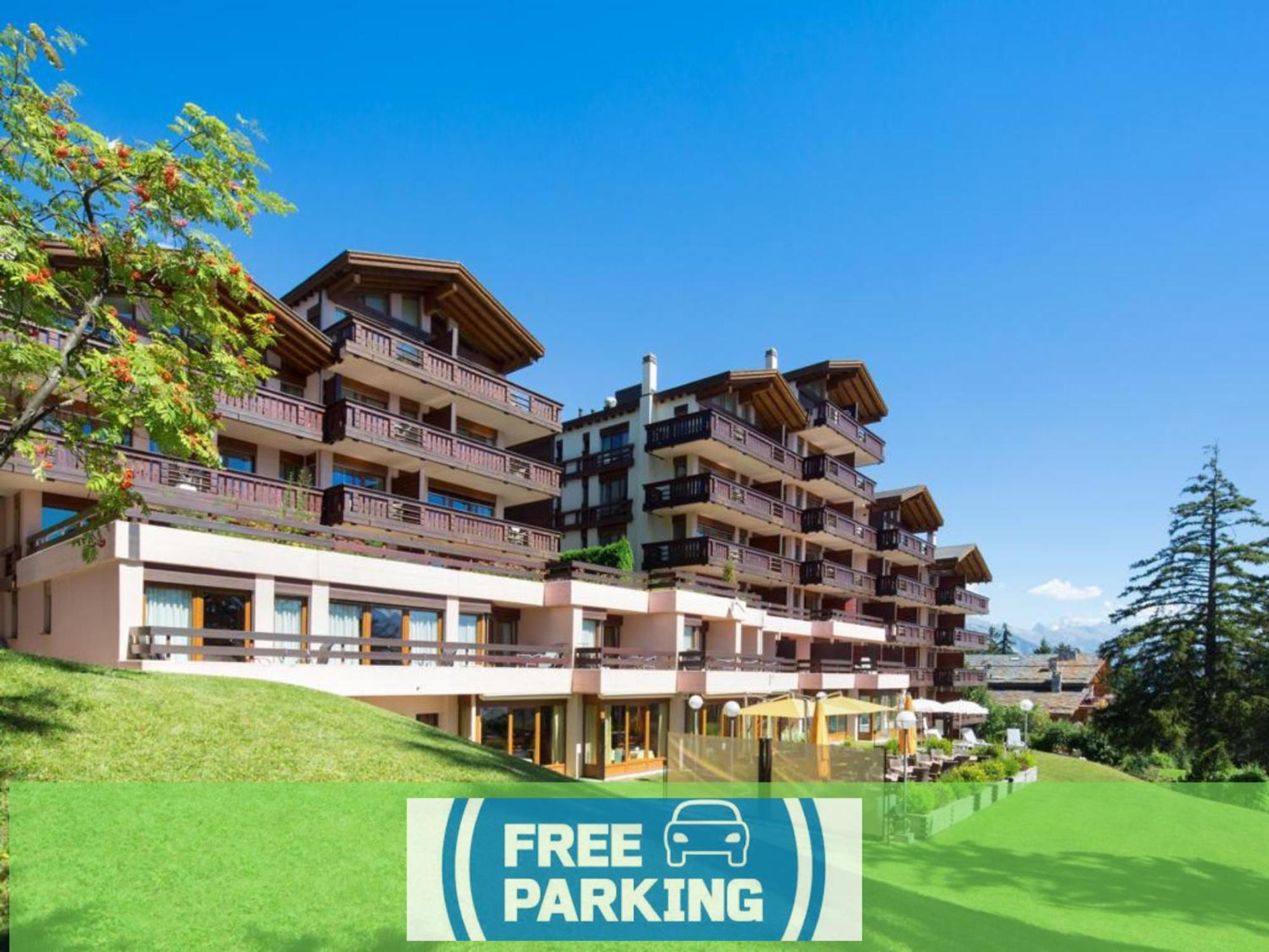 Aparthotel Helvetia Crans-Montana Esterno foto