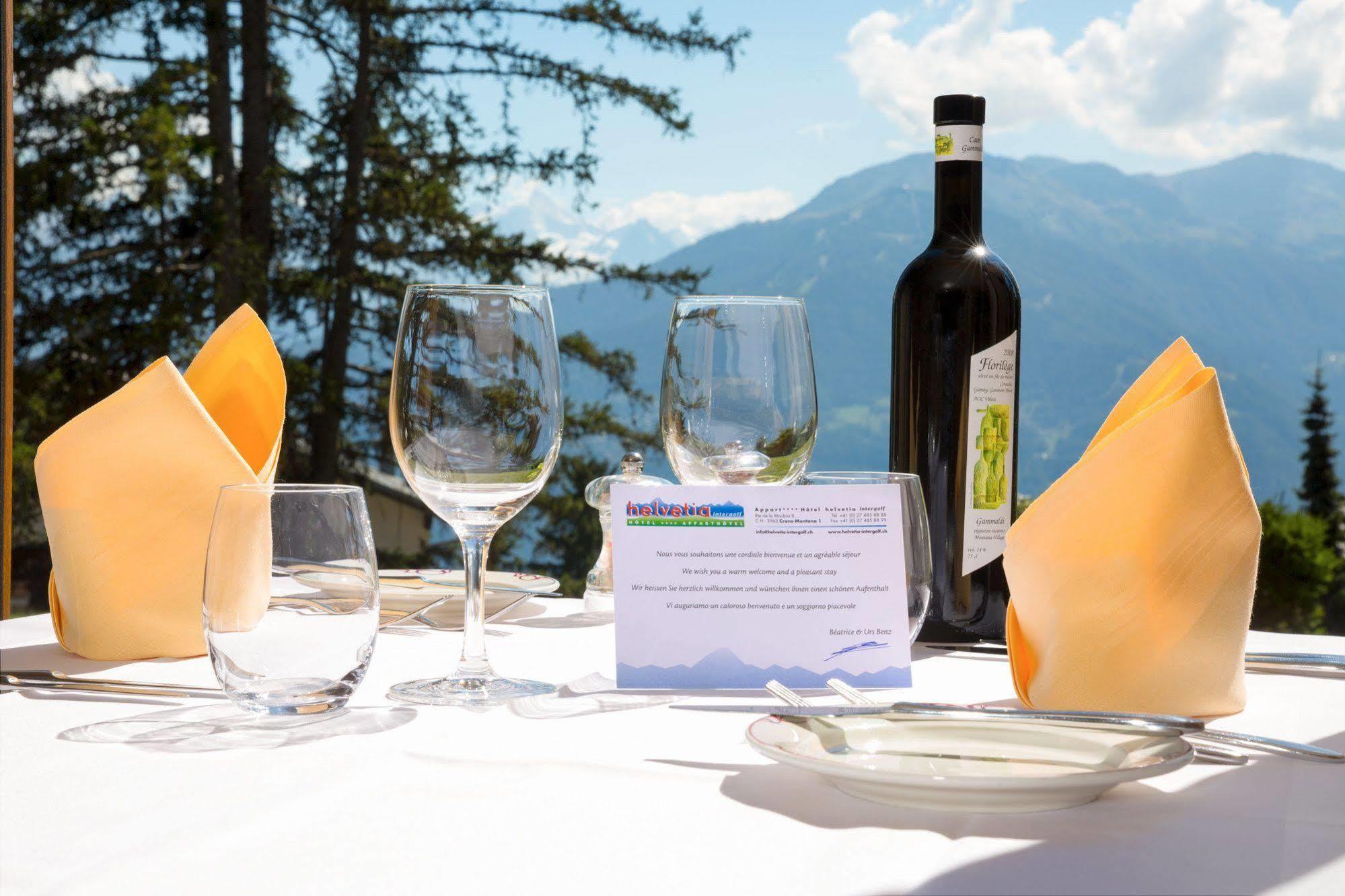 Aparthotel Helvetia Crans-Montana Esterno foto
